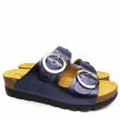 PLAKTON DOUBLE-BAND ADJUSTABLE SLIPPERS WITH MEMORY FOOTBED STRAP