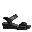 ENVAL SOFT CASUAL SANDAL IN SOFT BLACK GOAT LEATHER - photo 1