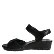 ENVAL SOFT CASUAL SANDAL IN SOFT BLACK GOAT LEATHER - photo 2