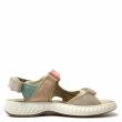 ARA TRICOLOR LEATHER SANDAL WITH DOUBLE TEAR LEATHER FOOTBED - photo 1