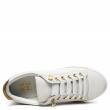 COPPER WOMEN'S LEATHER SNEAKERS WITH ADJUSTABLE LACES - photo 3