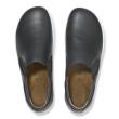 BIRKENSTOCK QO 400 BLACK LEATHER SAFETY SHOES WORK REGULAR/WIDE WIDTH WITHOUT TOE CAP - photo 1