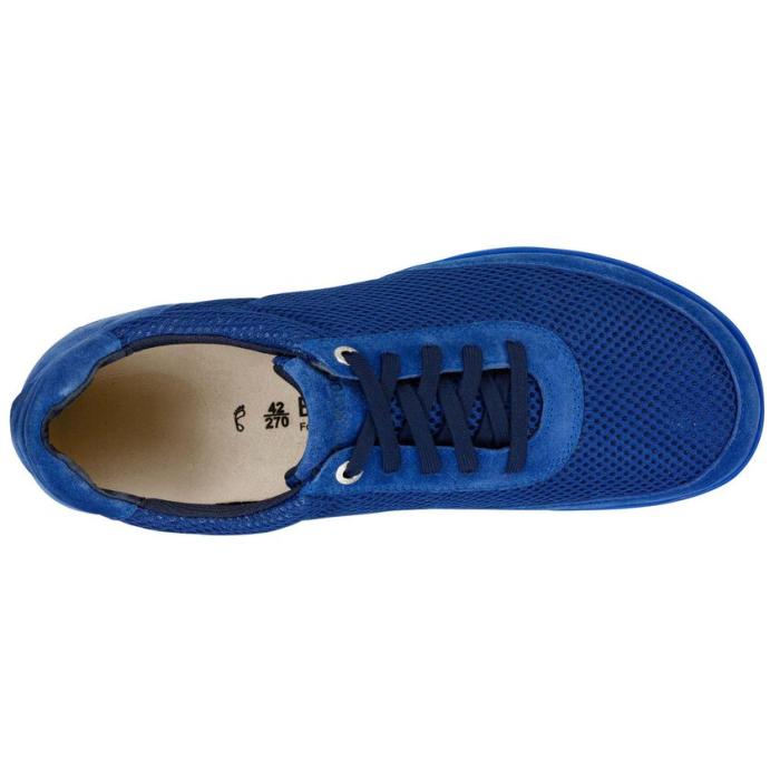 BIRKENSTOCK ILLINOIS SUEDE AND FABRIC SNEAKER ROYAL BLUE - photo 2