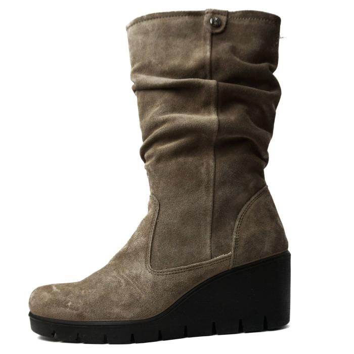 ENVAL SOFT SOFT TAUPE SUEDE CALF BOOTS - photo 2