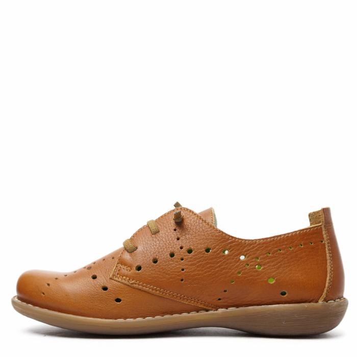 JUNGLA PERFORATED LEATHER SHOE WITH LACES REMOVABLE LEATHER FOOTBED - photo 2